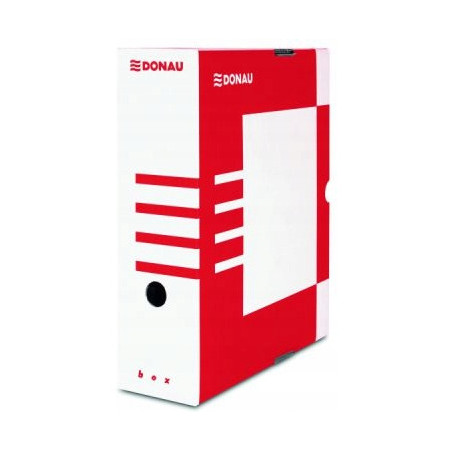 Pudło archiwizacyjne 100mm/A4 czerwone 7661301-04 DONAU