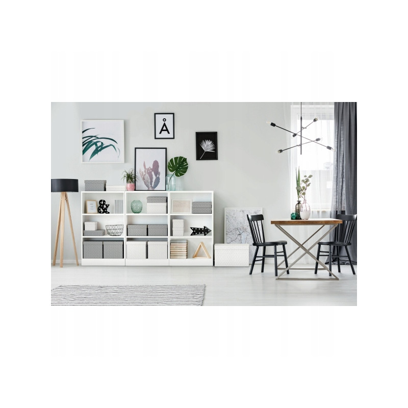 Pudełka domowe do przechowywania rozmiar M 3 sztuki szare 628283 ESSELTE