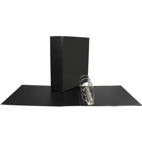 Segregator na dokumenty PANORAMA A4 4 ringi 85mm D65 czarny SE-50-01 BIURFOL