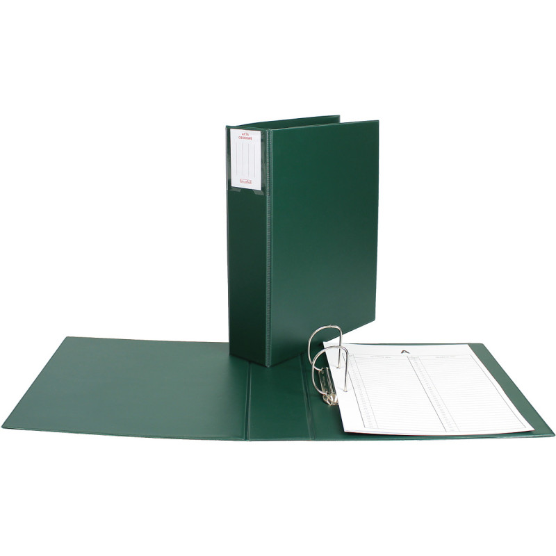 Segregator do akt osobowych 6,5cm 2 ringi D52 ciemny zielony TD-16-05 BIURFOL