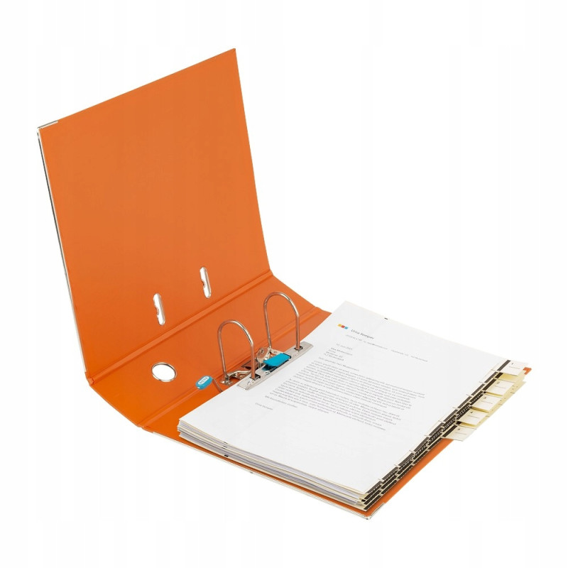 Segregator na dokumenty A4 80cm PRO+ pomarańczowy 100202170 ELBA