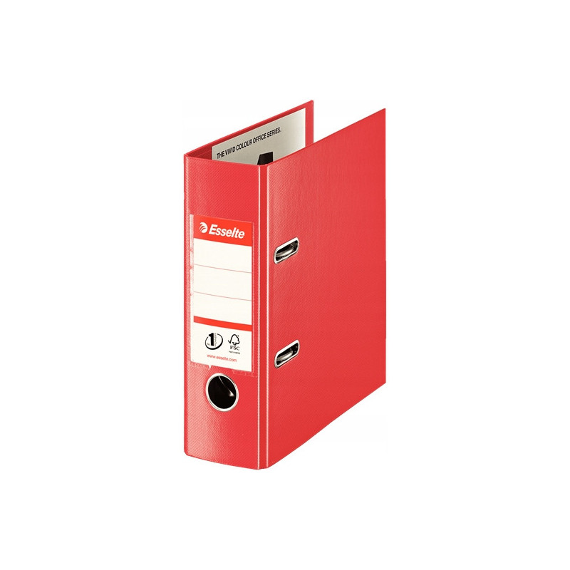 Segregator A5/75mm z mechanizmem czerwony 468630 VIVIDA No.1 ESSELTE
