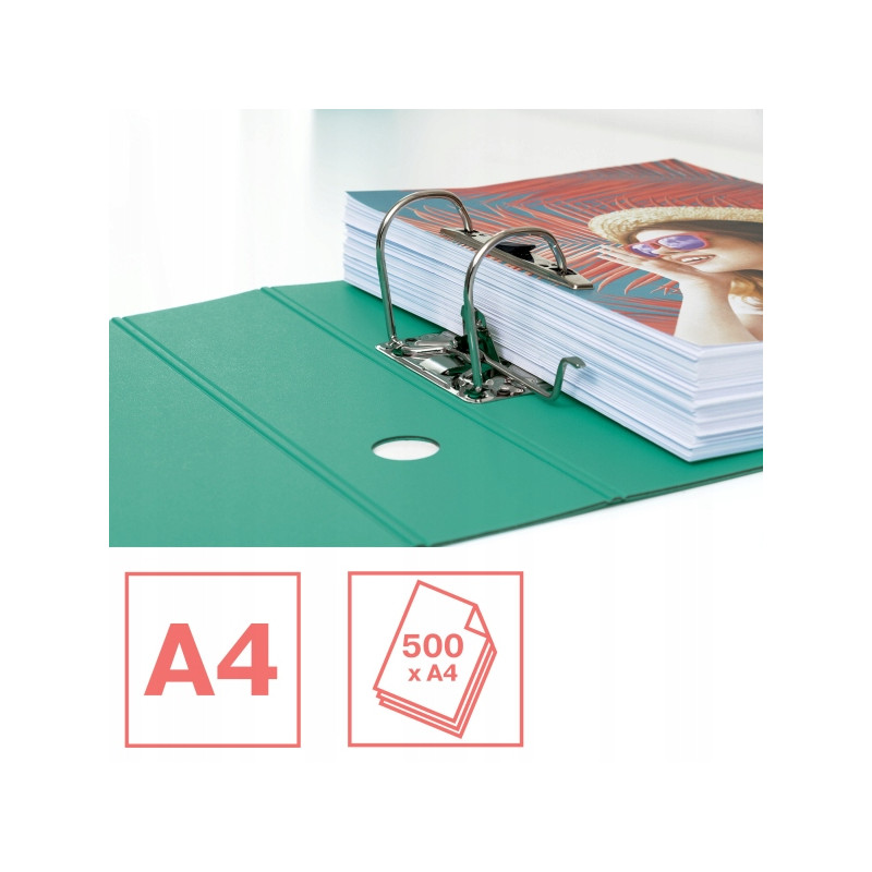 Segregator A4/80mm COLOUR'ICE zielony ESSELTE 626218