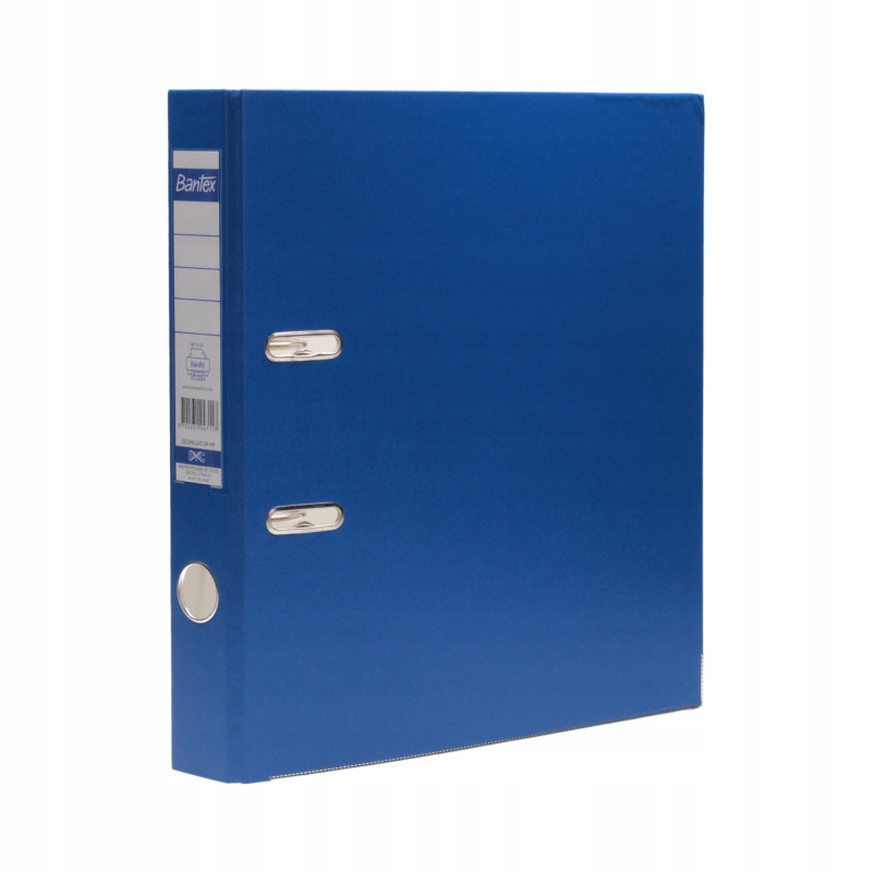 Segregator na dokumenty A4 50mm jasny niebieski z szyną 100551802 BANTEX