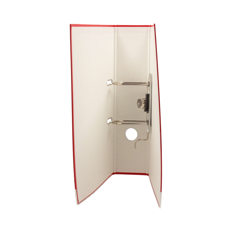 Segregator na dokumenty A4 80mm XXL czerwony z szyną 100551788 BANTEX