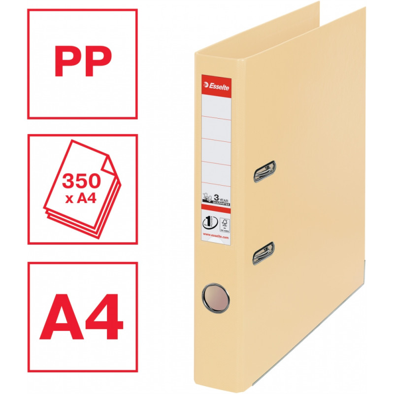 Segregator A4/50mm z mechanizmem beżowy 21870 No.1 ESSELTE