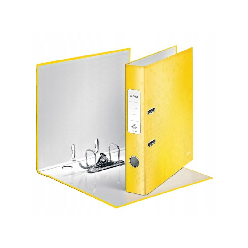 Segregator z mech. WOW Leitz 180, A4/50mm,żółty 10060016