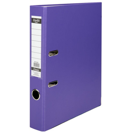 Segregator na dokumenty A4 50mm CLASSIC fioletowy 400143823 BANTEX BUDGET