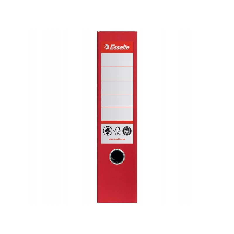 Segregator A4/75mm No.1 czerwony 627568 ESSELTE Neutral CO2