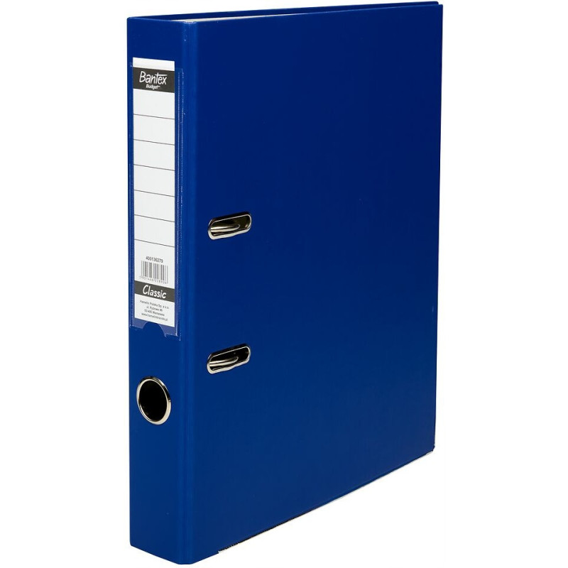 Segregator na dokumenty A4 50mm CLASSIC granatowy 400136279 BANTEX BUDGET