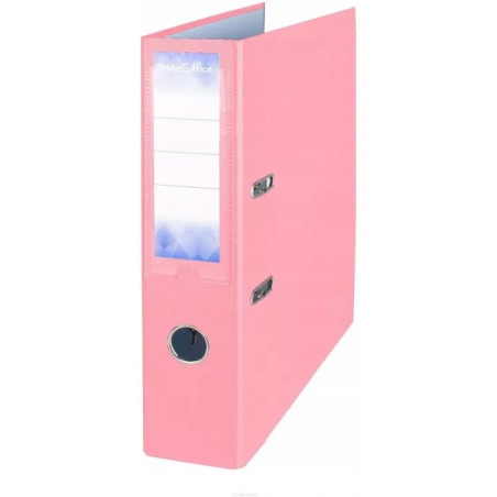Segregator PETITE OFFICE A4/75mm pastelowy różowy PO54577 STRIGO