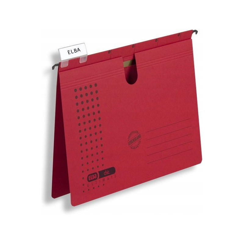 Skoroszyt zawieszany na dokumenty CHIC czerwony 100552097 ELBA