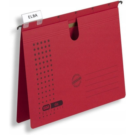 Skoroszyt zawieszany na dokumenty CHIC czerwony 100552097 ELBA