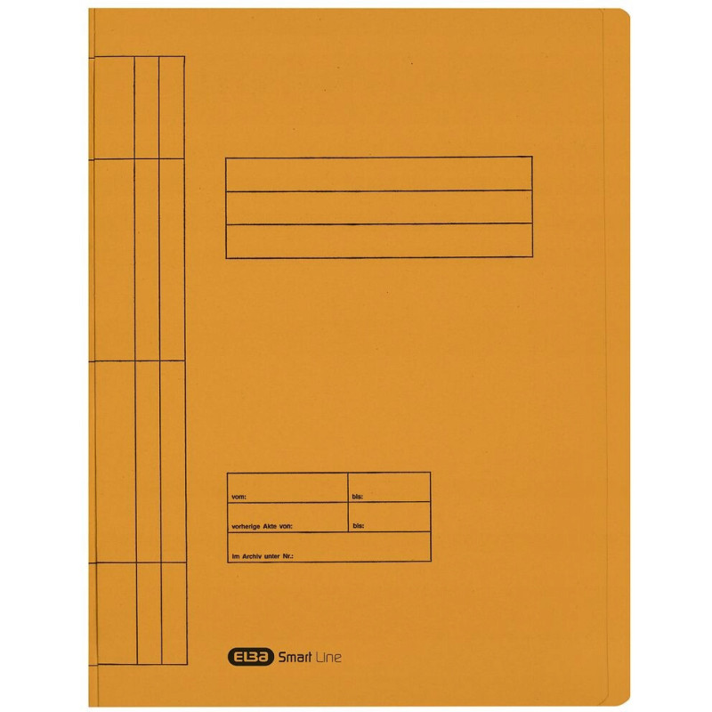 Skoroszyt na dokumenty kartonowy A4 żółty 100090778 ELBA