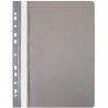 Skoroszyt na dokumenty twardy A4 wpinany do segregatora 10 sztuk szary NATUNA
