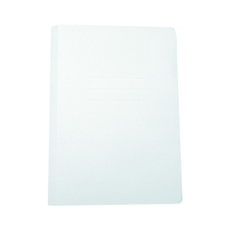 Skoroszyt z fałdą na dokumenty A4 350g biała UNIPAP