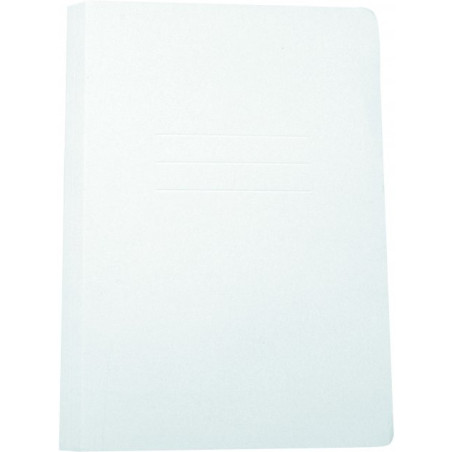 Skoroszyt z fałdą na dokumenty A4 350g biała UNIPAP