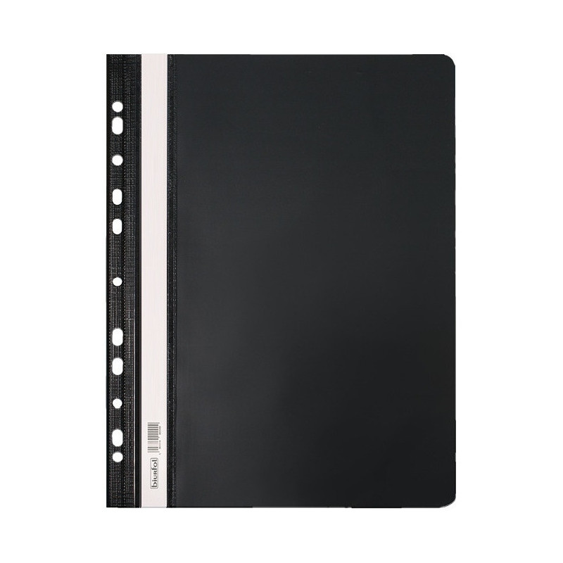 Skoroszyt na dokumenty twardy A4 wpinany do segregatora 10 sztuk czarny SH-01-05 BIURFOL