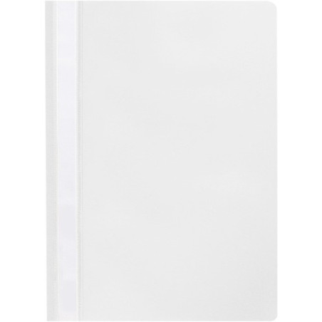 Skoroszyt miękki PP NATUNA biały (20szt) polipropylen