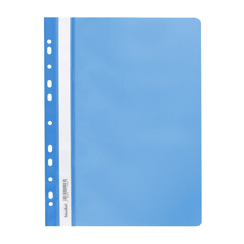 Skoroszyt na dokumenty miękki A4 wpinany do segregatora 20 sztuk niebieski SPP-02-03 BIURFOL