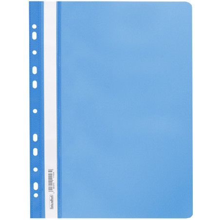 Skoroszyt na dokumenty miękki A4 wpinany do segregatora 20 sztuk niebieski SPP-02-03 BIURFOL
