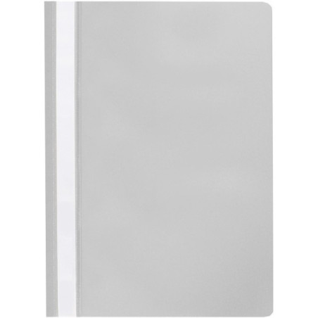 Skoroszyt miękki PP NATUNA szary (20szt) polipropylen