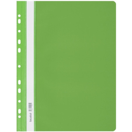Skoroszyt na dokumenty twardy A4 wpinany do segregatora 10 sztuk jasny zielony SH-01-12 BIURFOL