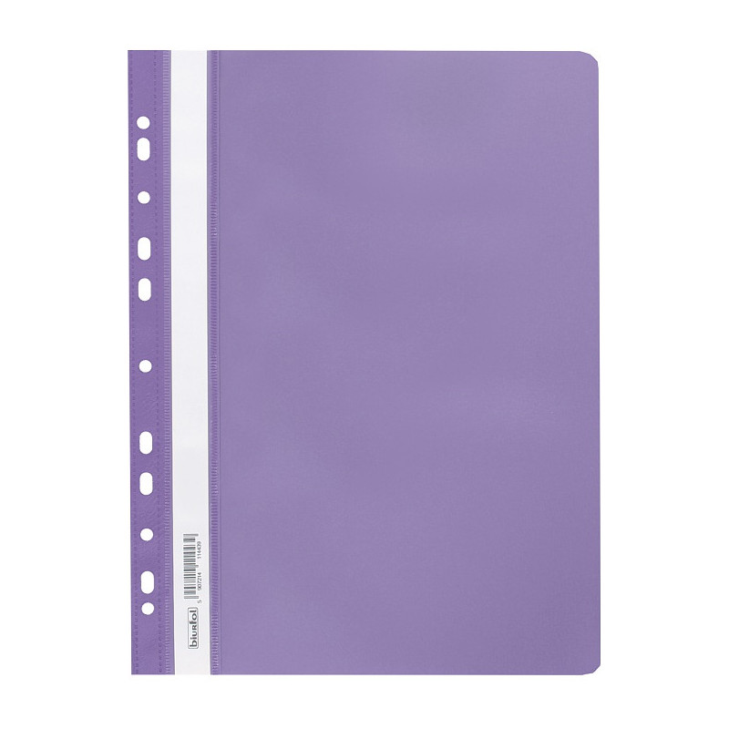 Skoroszyt na dokumenty miękki A4 wpinany do segregatora 20 sztuk fioletowy SPP-02-11 BIURFOL