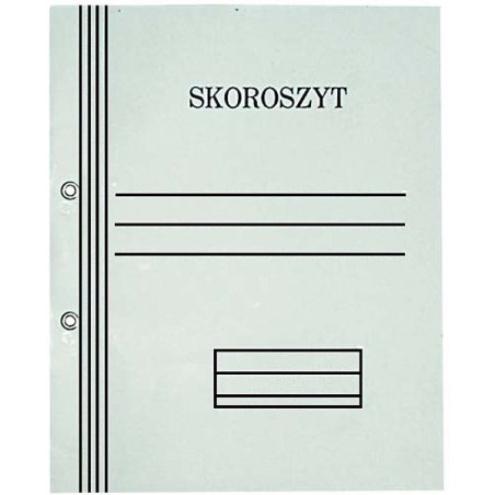 Skoroszyt oczkowy biały A4 pełny 350g 50szt. KIEL-TECH