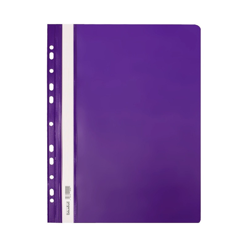 Skoroszyt na dokumenty twardy A4 wpinany do segregatora 10 sztuk fioletowy SH-01-11 BIURFOL