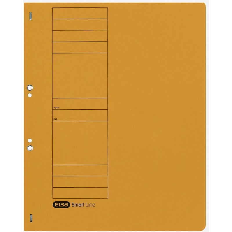 Skoroszyt wpinany do segregatora A4 żółty 100551871 ELBA