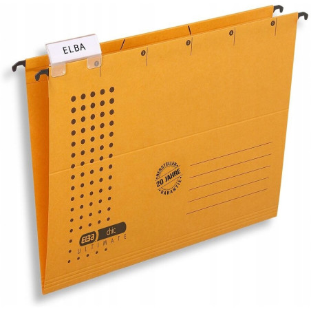 Teczka zawieszana na dokumenty CHIC A4 żółty ELBA 100552087