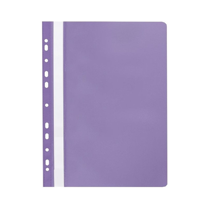 Skoroszyt zawieszany PP NATUNA fioletowy (20szt) polipropylen