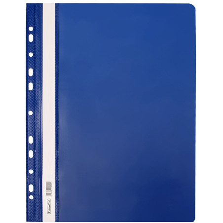 Skoroszyt na dokumenty twardy A4 wpinany do segregatora 10 sztuk granatowy SH-01-09 BIURFOL