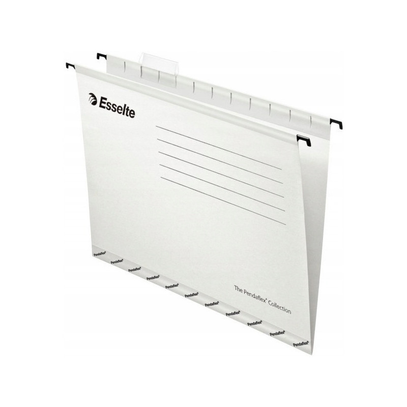 Teczki zawieszane A4 PENDAFLEX STANDARD białe 25szt 90319 ESSELTE
