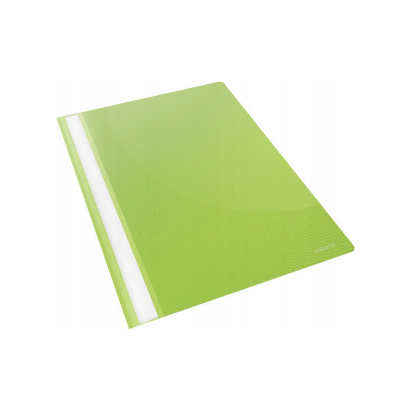 Skoroszyt miękki z wąsami A4 zielony ESSELTE VIVIDA (25 sztuk) 28317