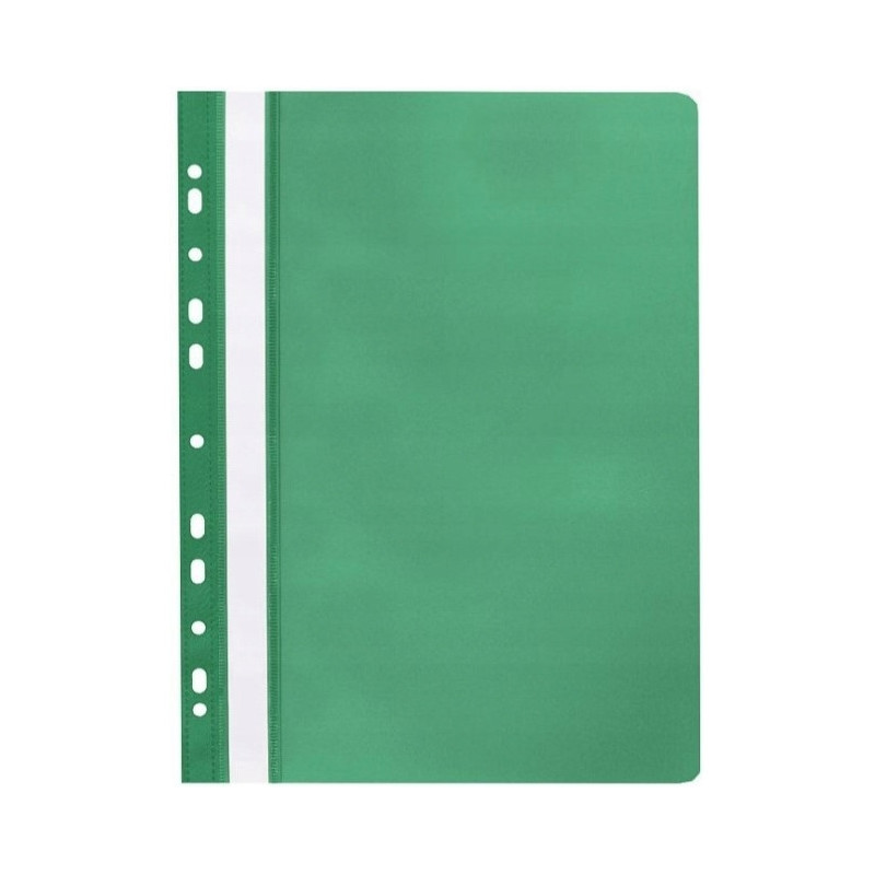 Skoroszyt zawieszany PP NATUNA ciemnozielony (20szt) polipropylen