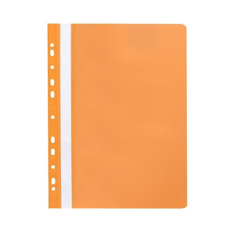 Skoroszyt zawieszany PP NATUNA pomarańczowy (20szt) wzmocniony polipropylenowy
