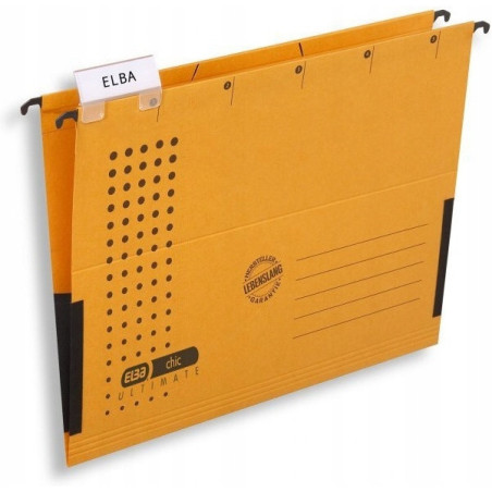 Teczka zawieszana na dokumenty CHIC ULTIMATE harmonijkowa żółta 100552103 ELBA