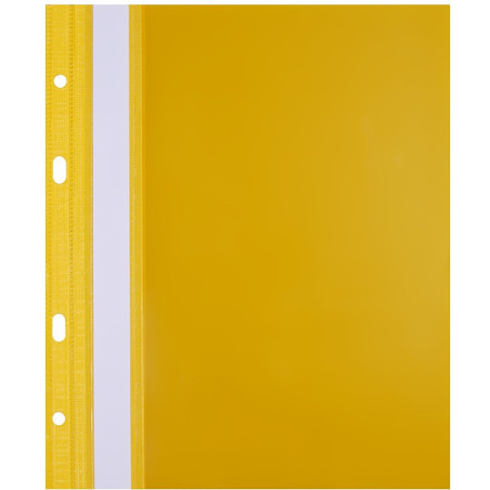 Skoroszyt na dokumenty twardy A5 wpinany do segregatora 10 sztuk żółty SH-11-04 BIURFOL