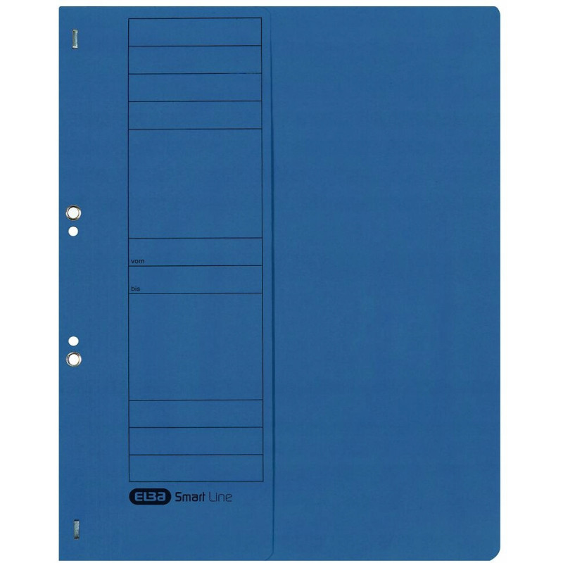 Skoroszyt oczkowy 1/2 A4 niebieski 100551876 ELBA