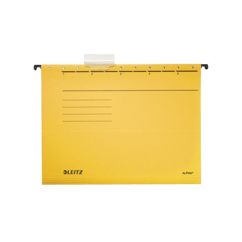 Teczka zawieszana ALPHA żółta LEITZ 19850115