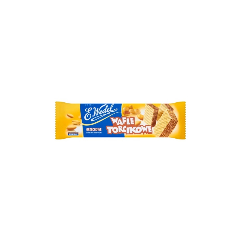 Wafle WEDEL TORCIKOWE ORZECHOWE MINI 160g