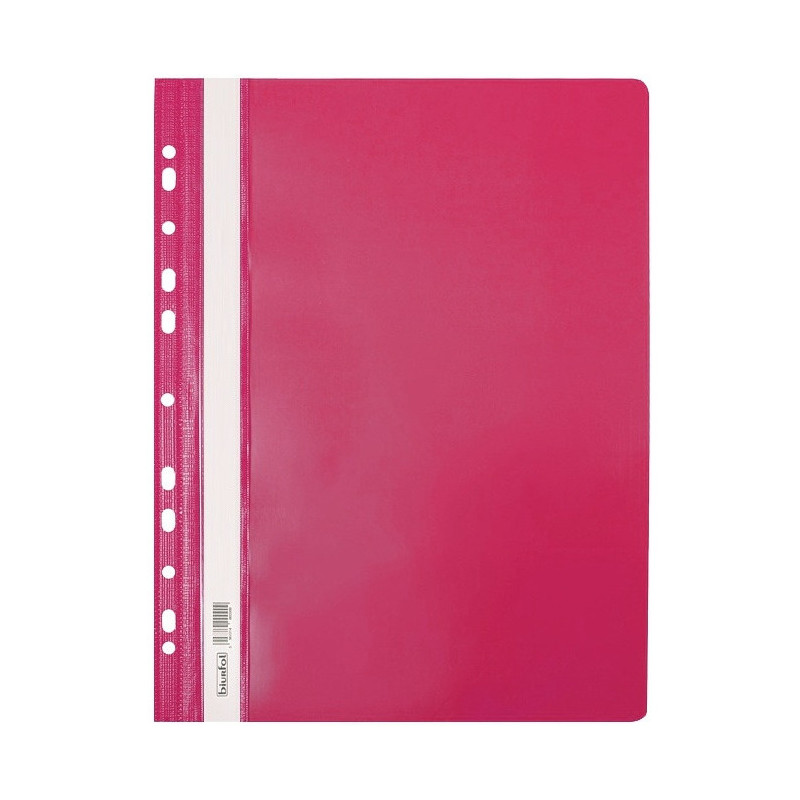 Skoroszyt na dokumenty twardy A4 wpinany do segregatora 10 sztuk różowy SH-01-10 BIURFOL