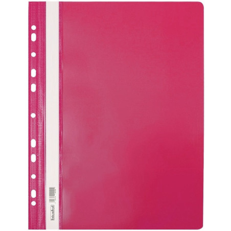 Skoroszyt na dokumenty twardy A4 wpinany do segregatora 10 sztuk różowy SH-01-10 BIURFOL