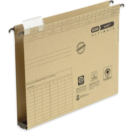 Teczka zawieszana na dokumenty A4 szeroka 30mm Vertic Ultimate 100552069 ELBA