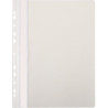Skoroszyt na dokumenty twardy A4 wpinany do segregatora 10 sztuk biały NATUNA