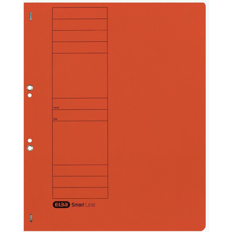 Skoroszyt wpinany do segregatora A4 pomarańczowy 100551874 ELBA