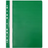 Skoroszyt na dokumenty twardy A4 wpinany do segregatora 10 sztuk zielony NATUNA