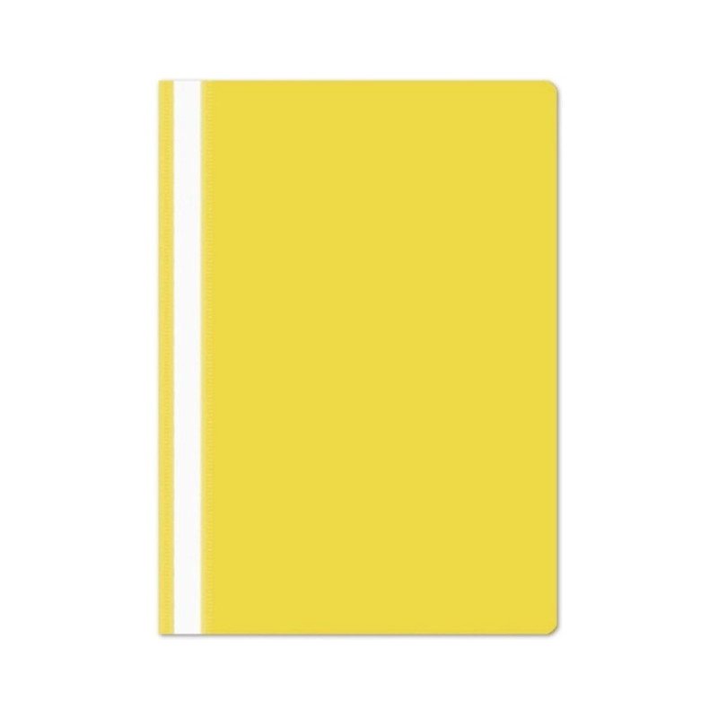 Skoroszyt miękki PP NATUNA żółty (20szt) polipropylen